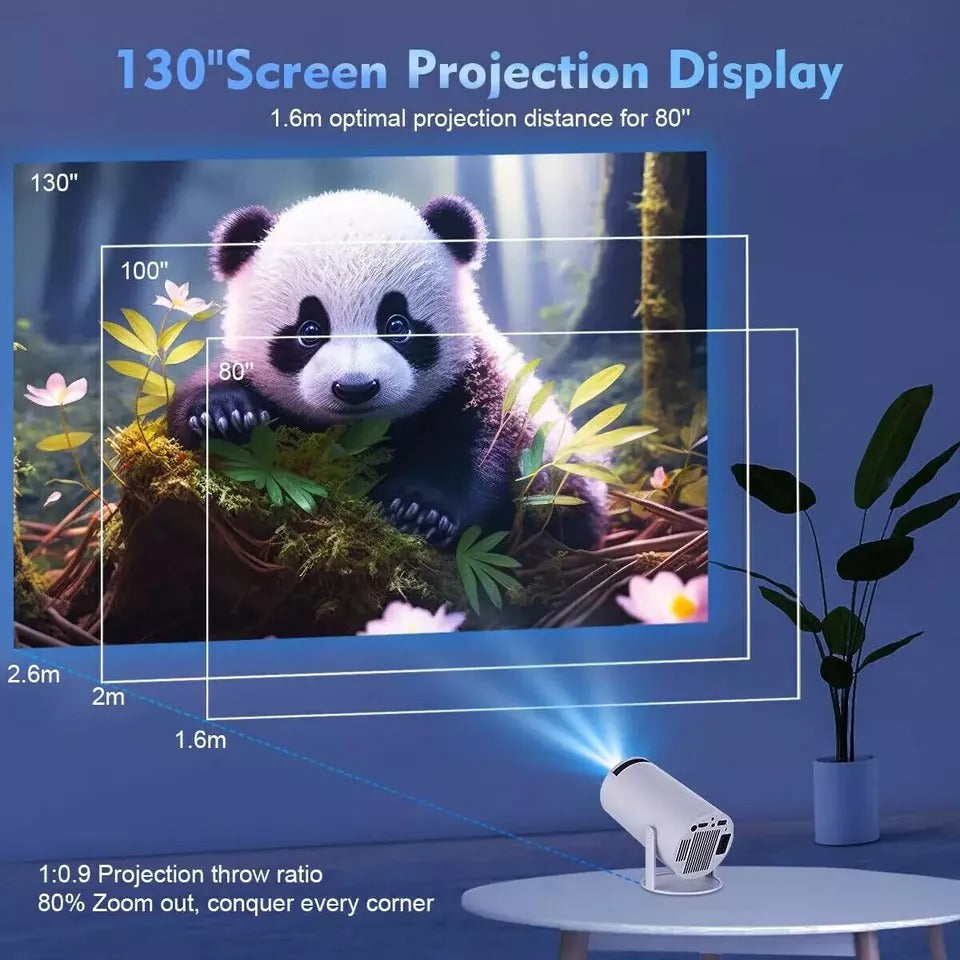 Mini Projector - 4K Support | Smart & Portable Home Theater