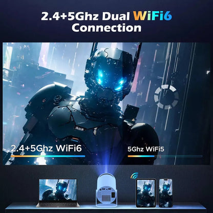 Mini Projector - 4K Support | Smart & Portable Home Theater