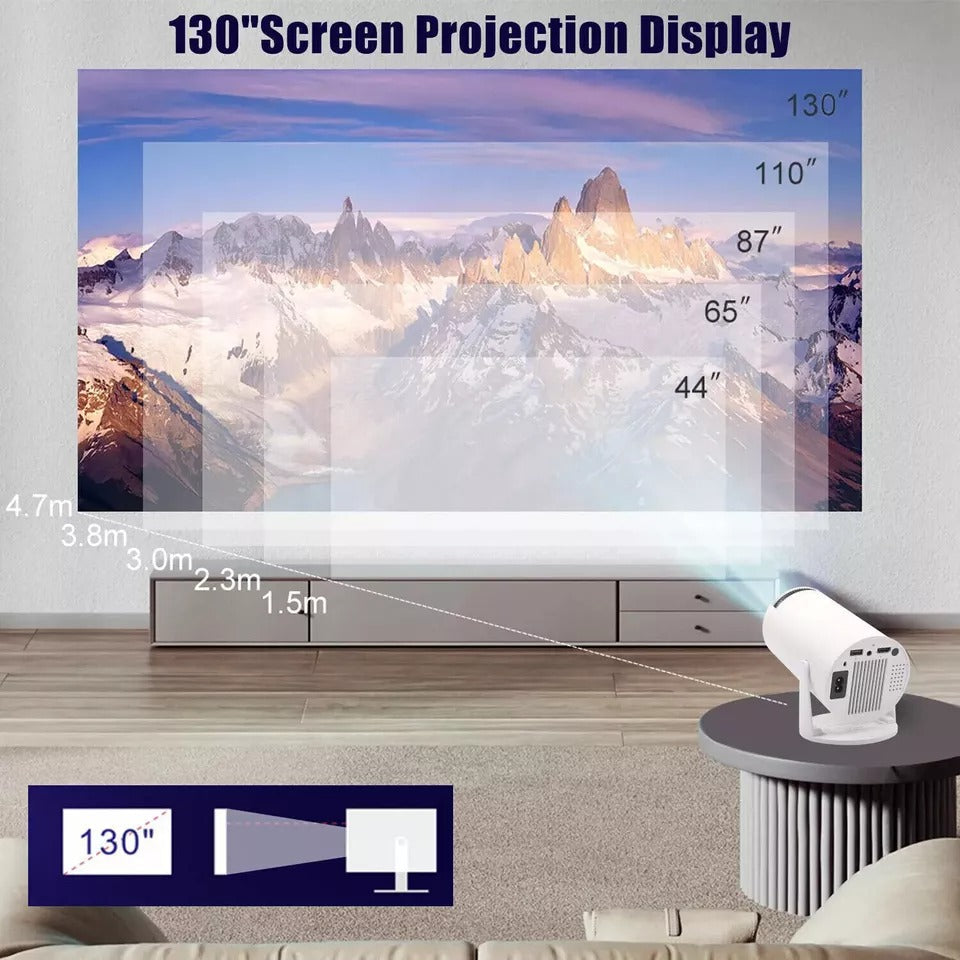 Mini Projector - 4K Support | Smart & Portable Home Theater