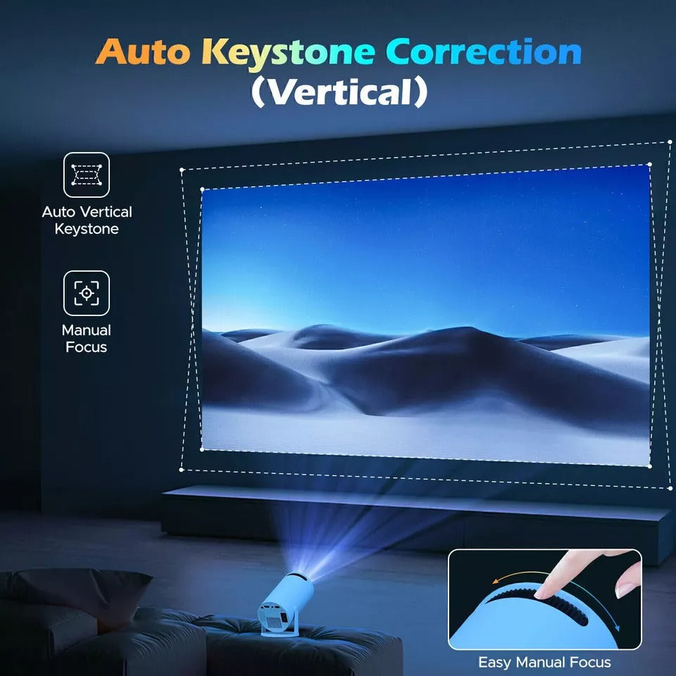 Mini Projector - 4K Support | Smart & Portable Home Theater
